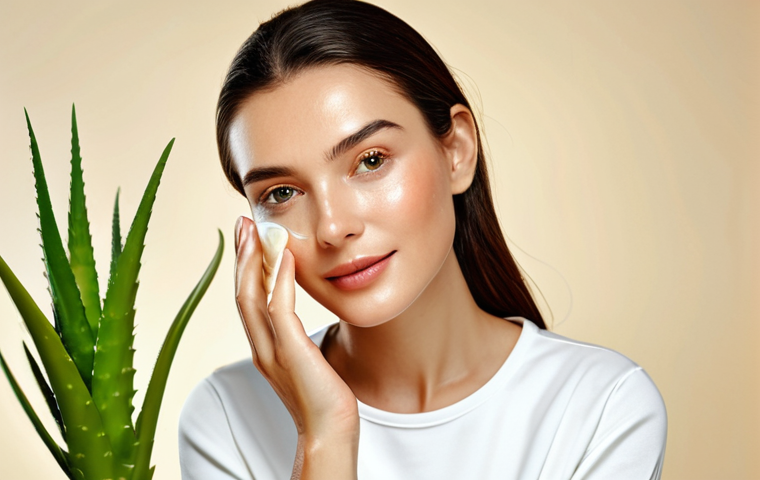 **

"A serene woman with healthy, glowing skin, gently applying moisturizer to her face, fully clothed, modest attire, against a backdrop of natural ingredients like honey and aloe vera, soft lighting, safe for work, appropriate content, professional skincare ad."

**
